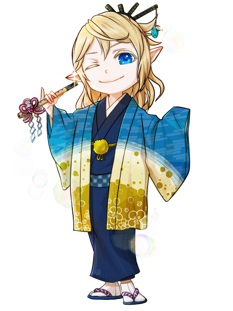 アルパカ謹賀新年キャラクターイラスト（ミニ）2021