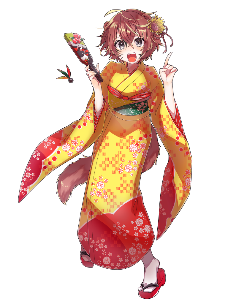 アルパカ謹賀新年キャラクターイラスト（フル）2021