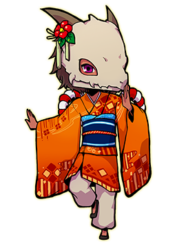 アルパカ謹賀新年キャラクターイラスト（ミニ）2021