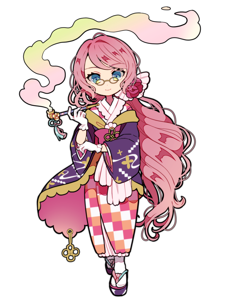 アルパカ謹賀新年キャラクターイラスト（フル）2021