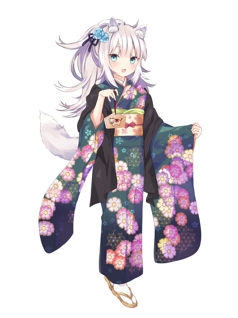 アルパカ謹賀新年キャラクターイラスト（フル）2021