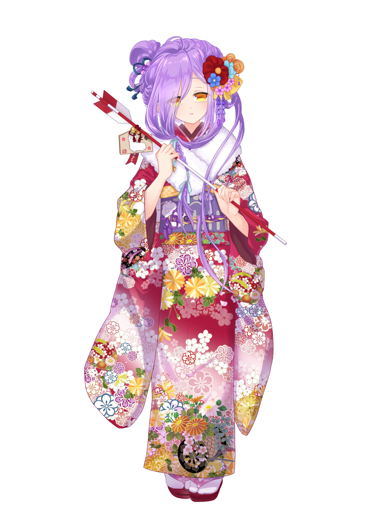 アルパカ謹賀新年キャラクターイラスト（フル）2021