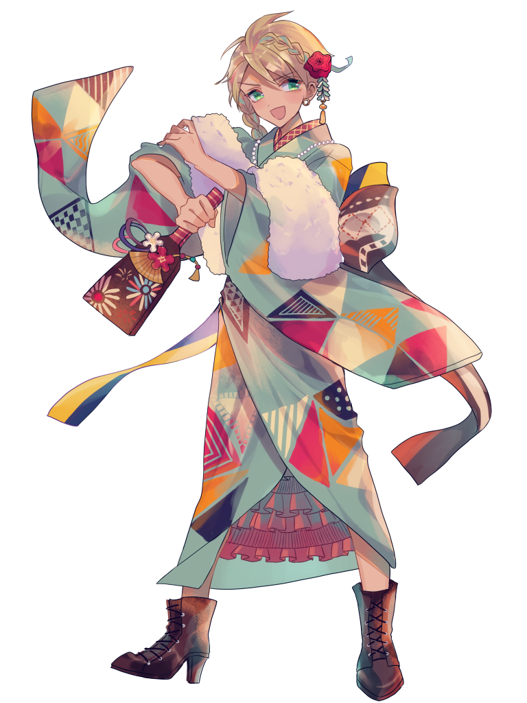 アルパカ謹賀新年キャラクターイラスト（フル）2021