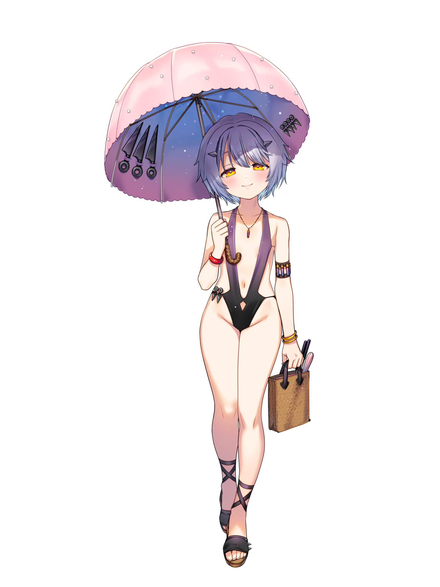 キャラクター水着＆浴衣イラスト（フル）2024