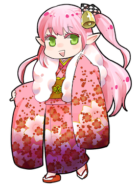 アルパカ謹賀新年キャラクターイラスト（ミニ）2021
