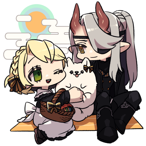 晴天日向と戯れる