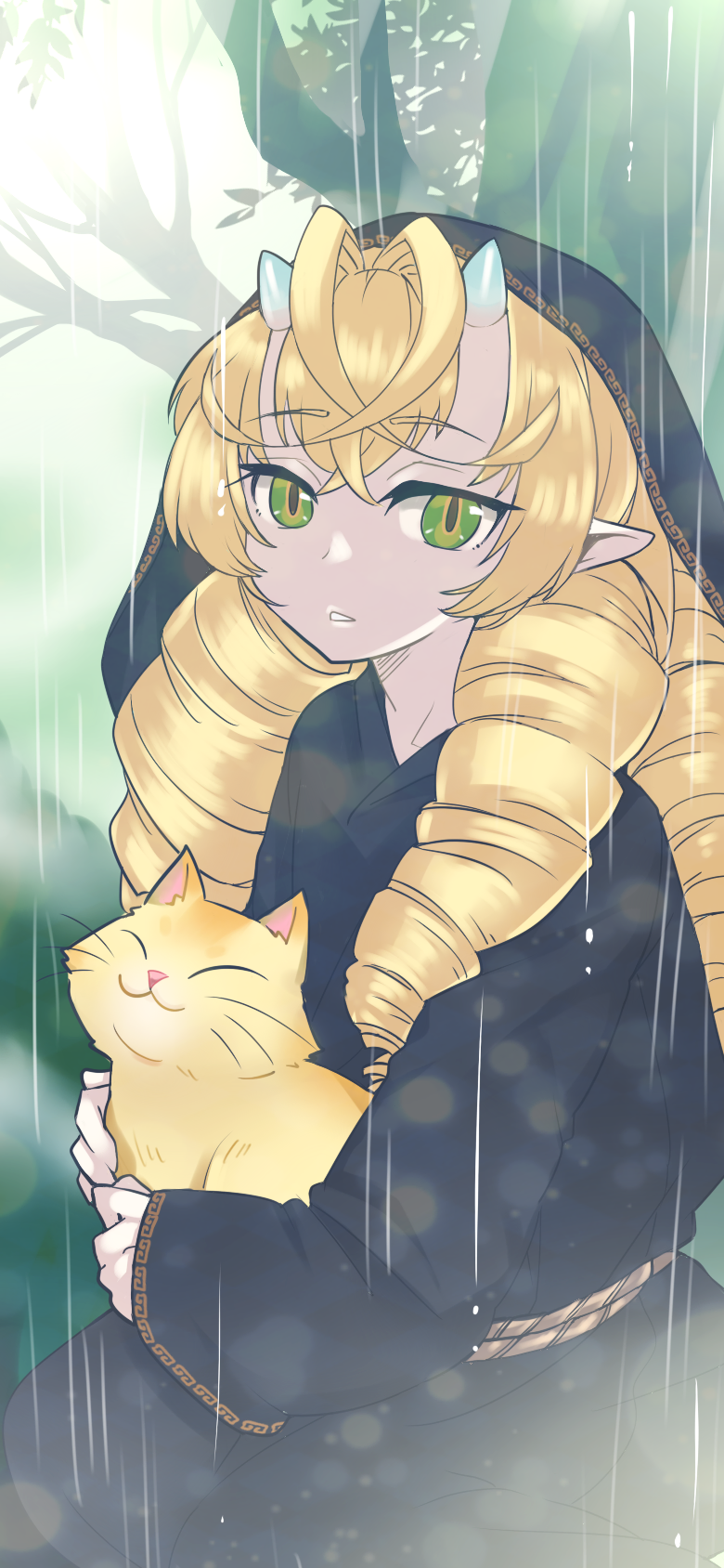 雨の一日。パネルピンナップ