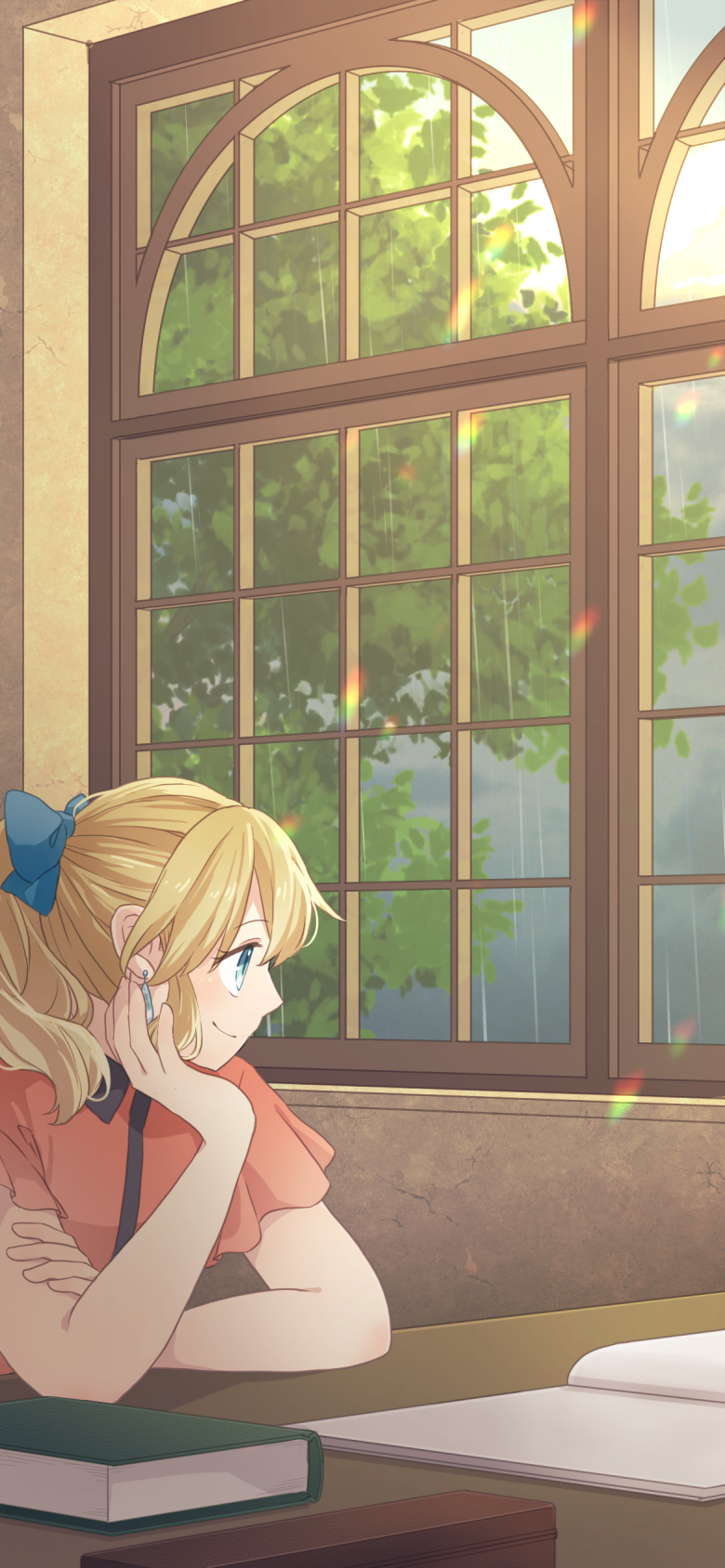 雨の一日。パネルピンナップ