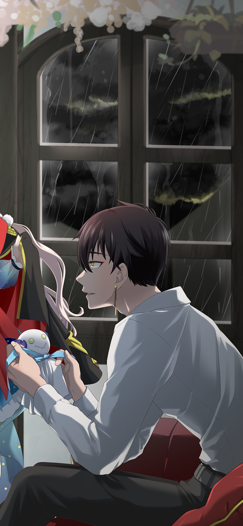 雨の一日。パネルピンナップ