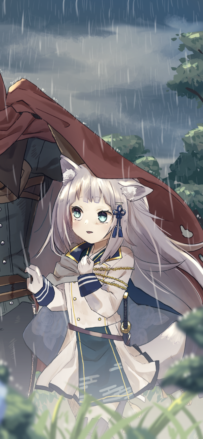 雨の一日。パネルピンナップ