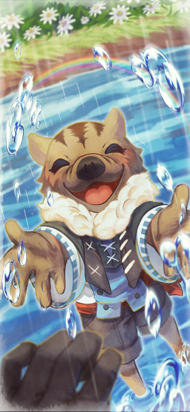 雨の一日。パネルピンナップ