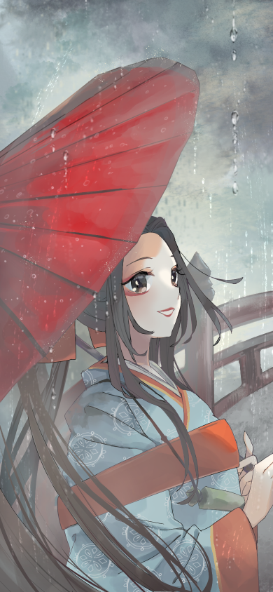 雨の一日。パネルピンナップ