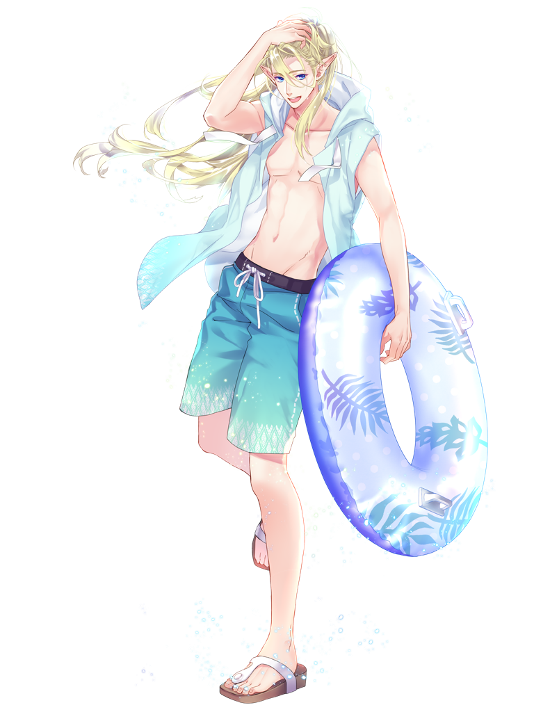 キャラクター水着イラスト（フル）2021