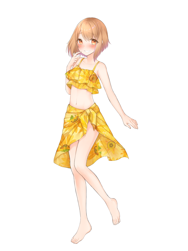 キャラクター水着イラスト（フル）2021
