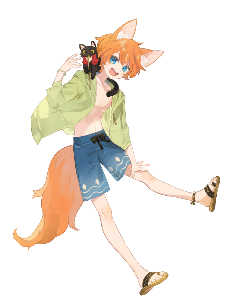 キャラクター水着イラスト（フル）2021