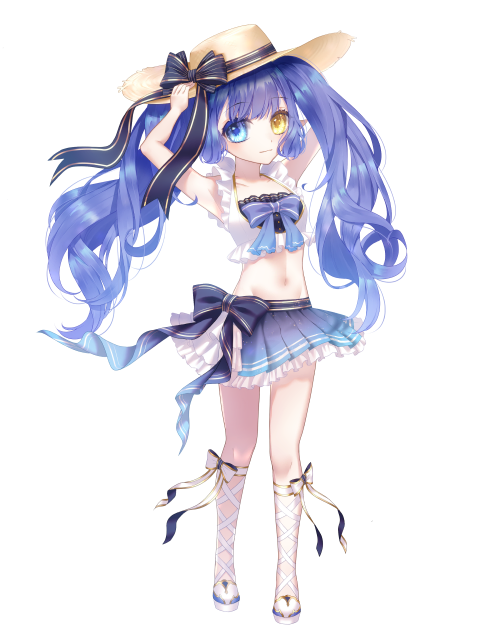 キャラクター水着イラスト（フル）2021