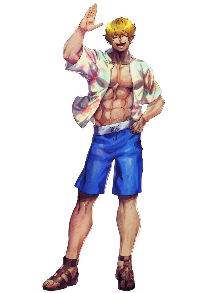 キャラクター水着イラスト（フル）2021
