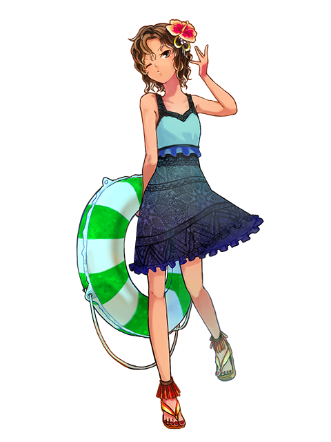 キャラクター水着イラスト（フル）2021
