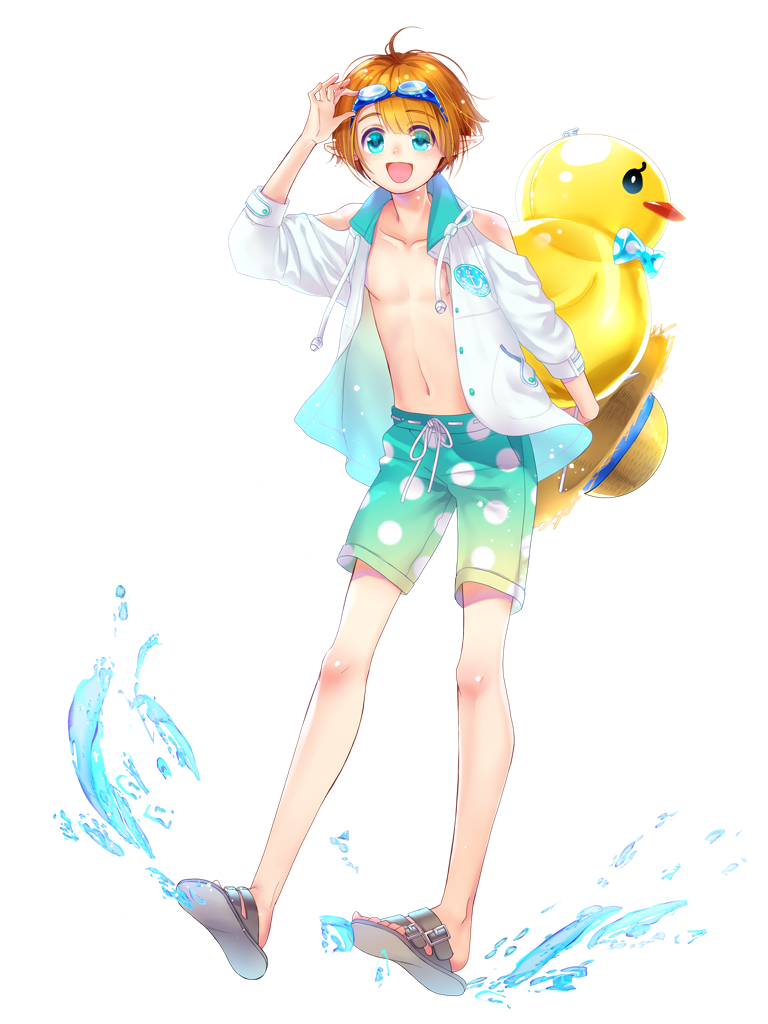 キャラクター水着イラスト（フル）2021