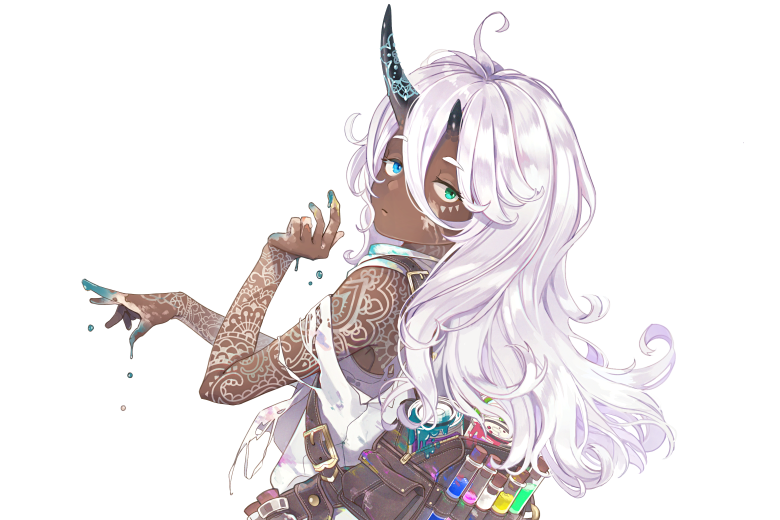 キャラクターイラスト（ハーフ）