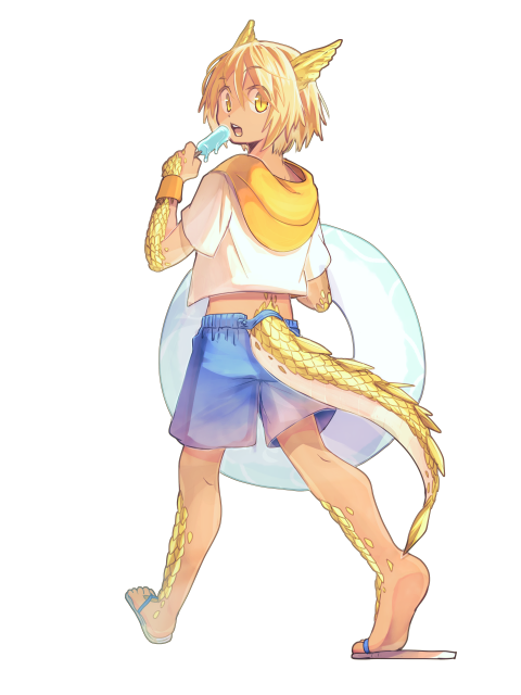 キャラクター水着イラスト（フル）2021