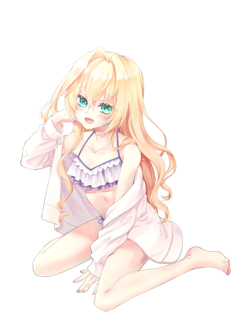 キャラクター水着イラスト（フル）2021
