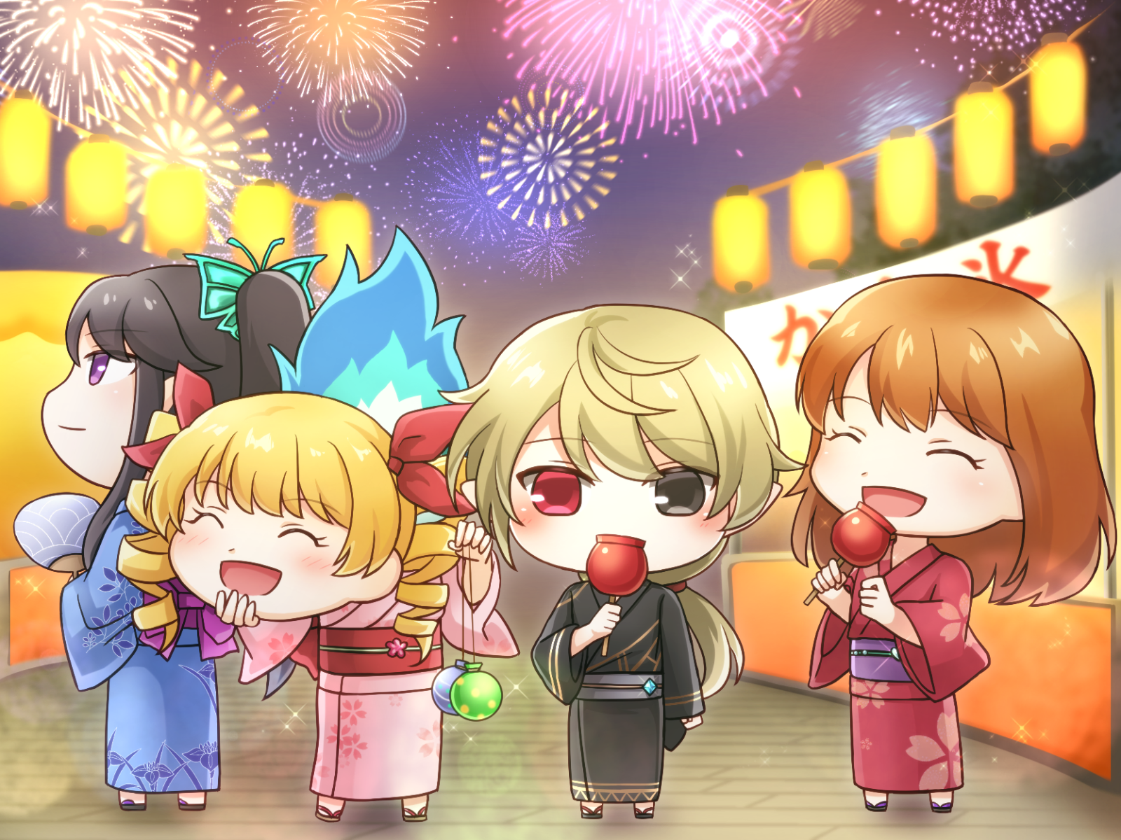 集合イラスト2021（祭）