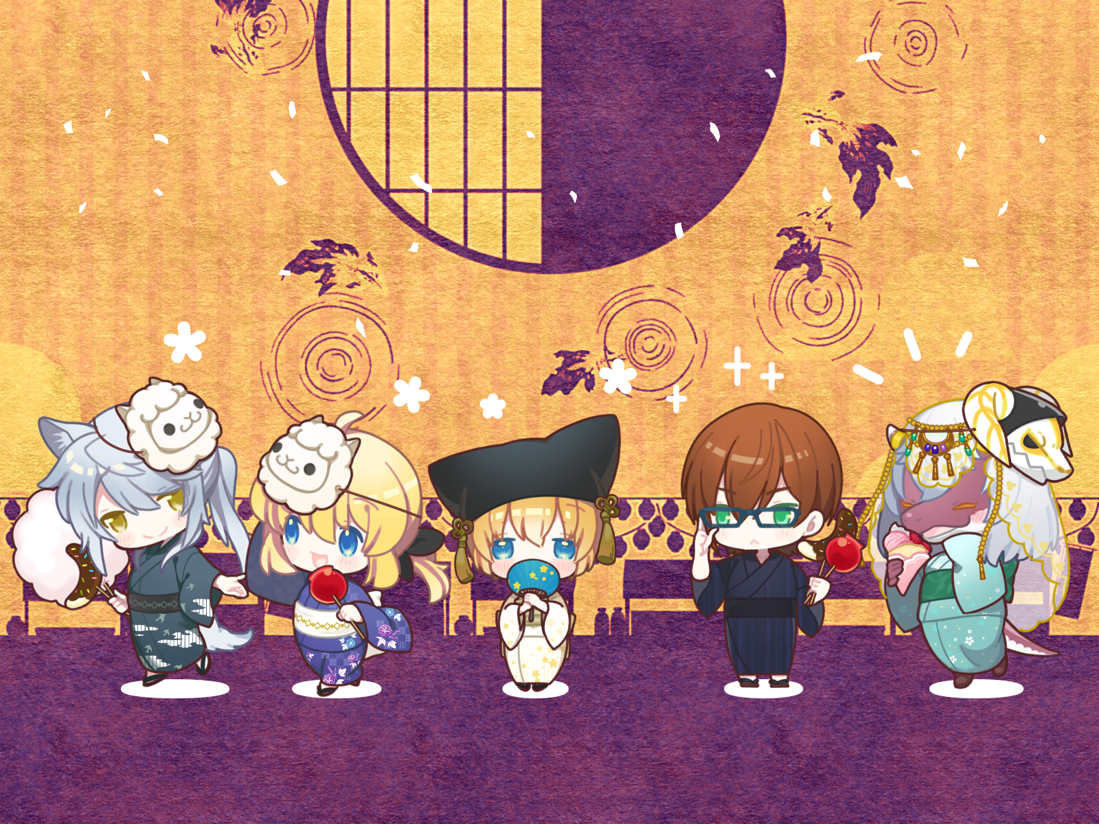 集合イラスト2021（祭）