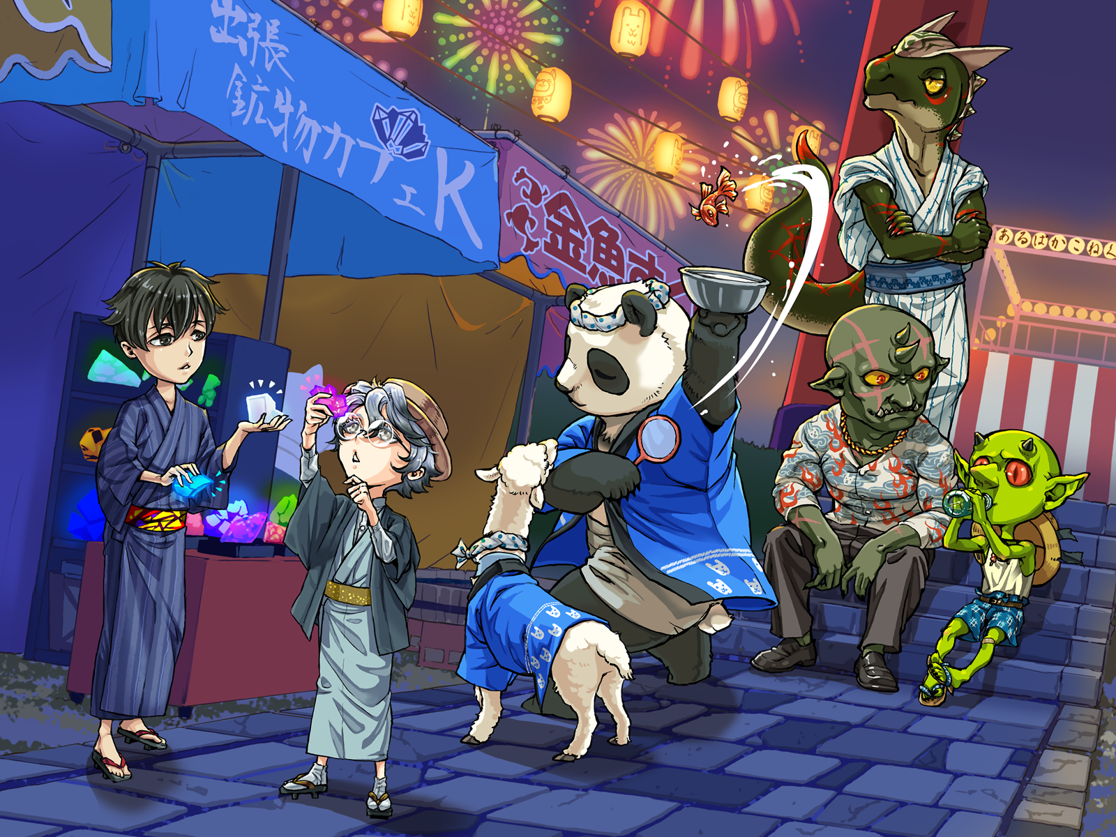 集合イラスト2021（祭）