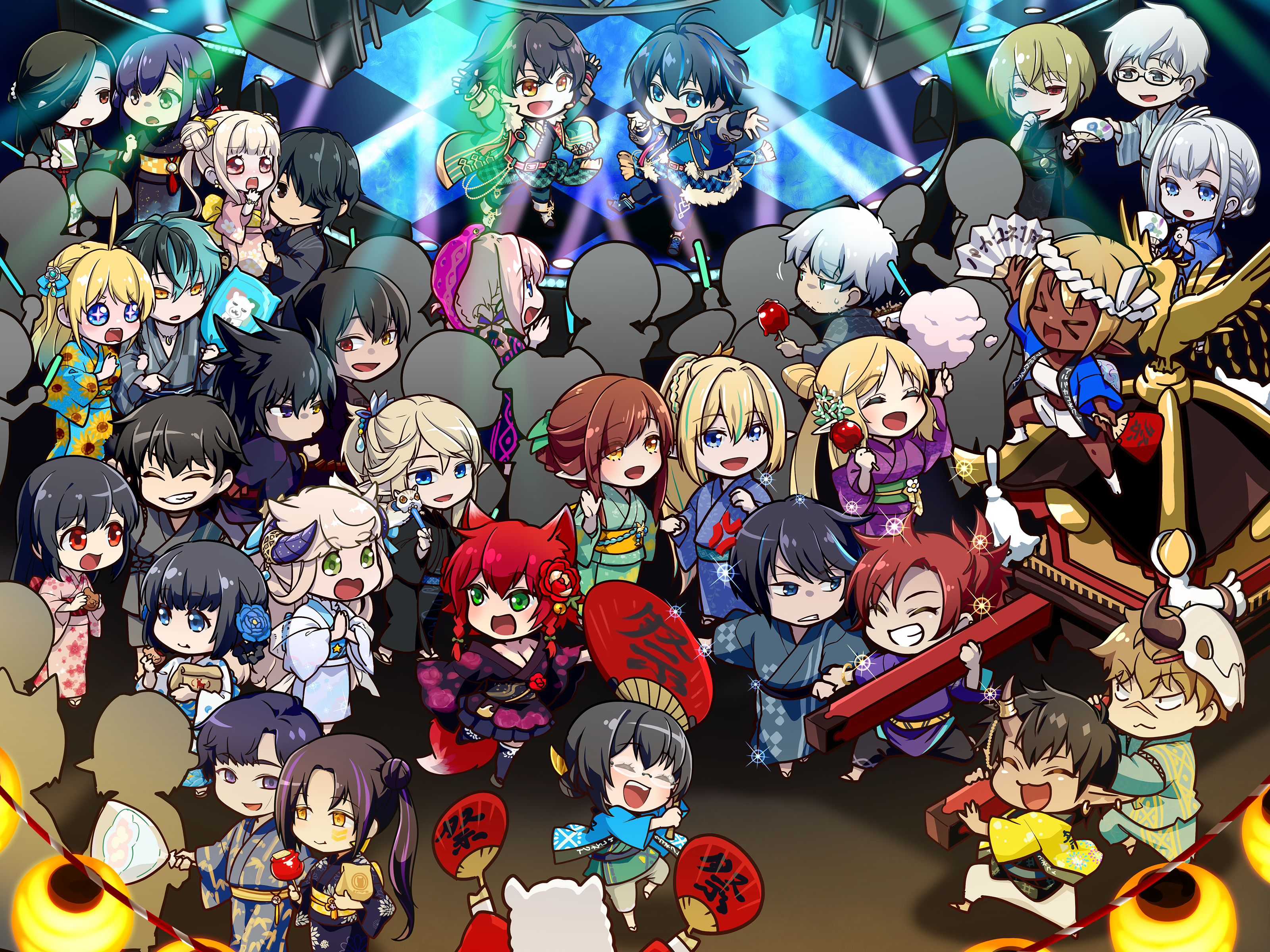 集合イラスト2021（祭）