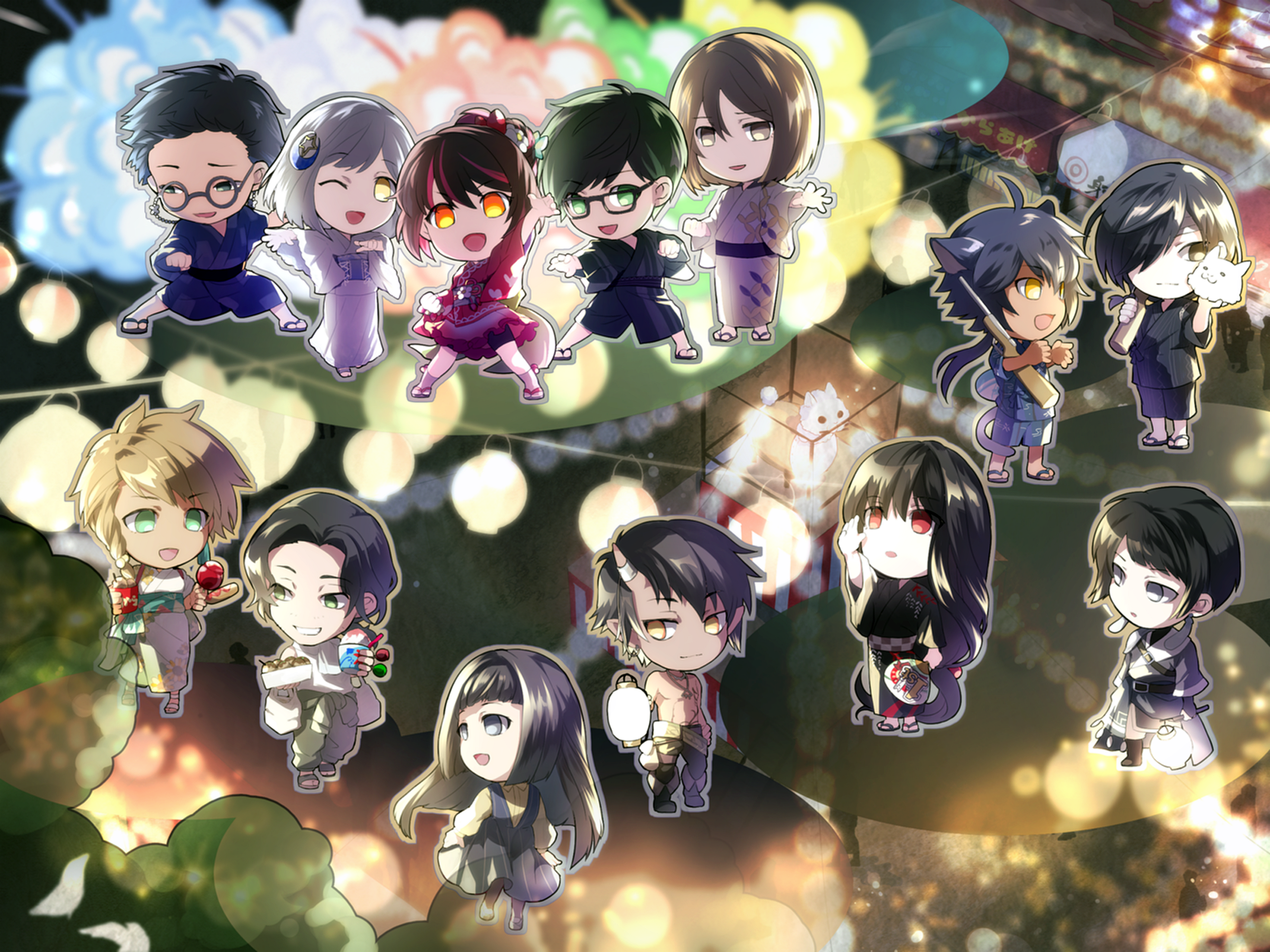 集合イラスト2021（祭）