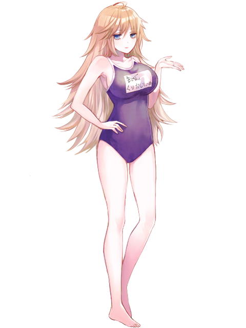 キャラクター水着イラスト（フル）2021