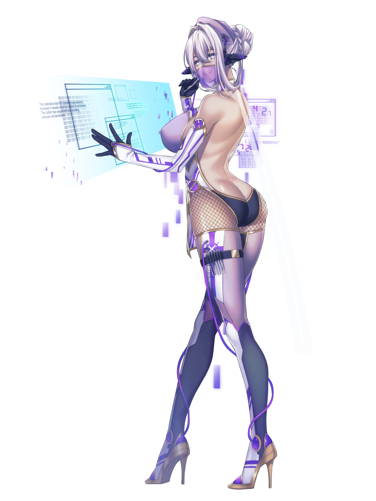 電脳戦潜アプリェーリ キャラクターイラスト（フル）