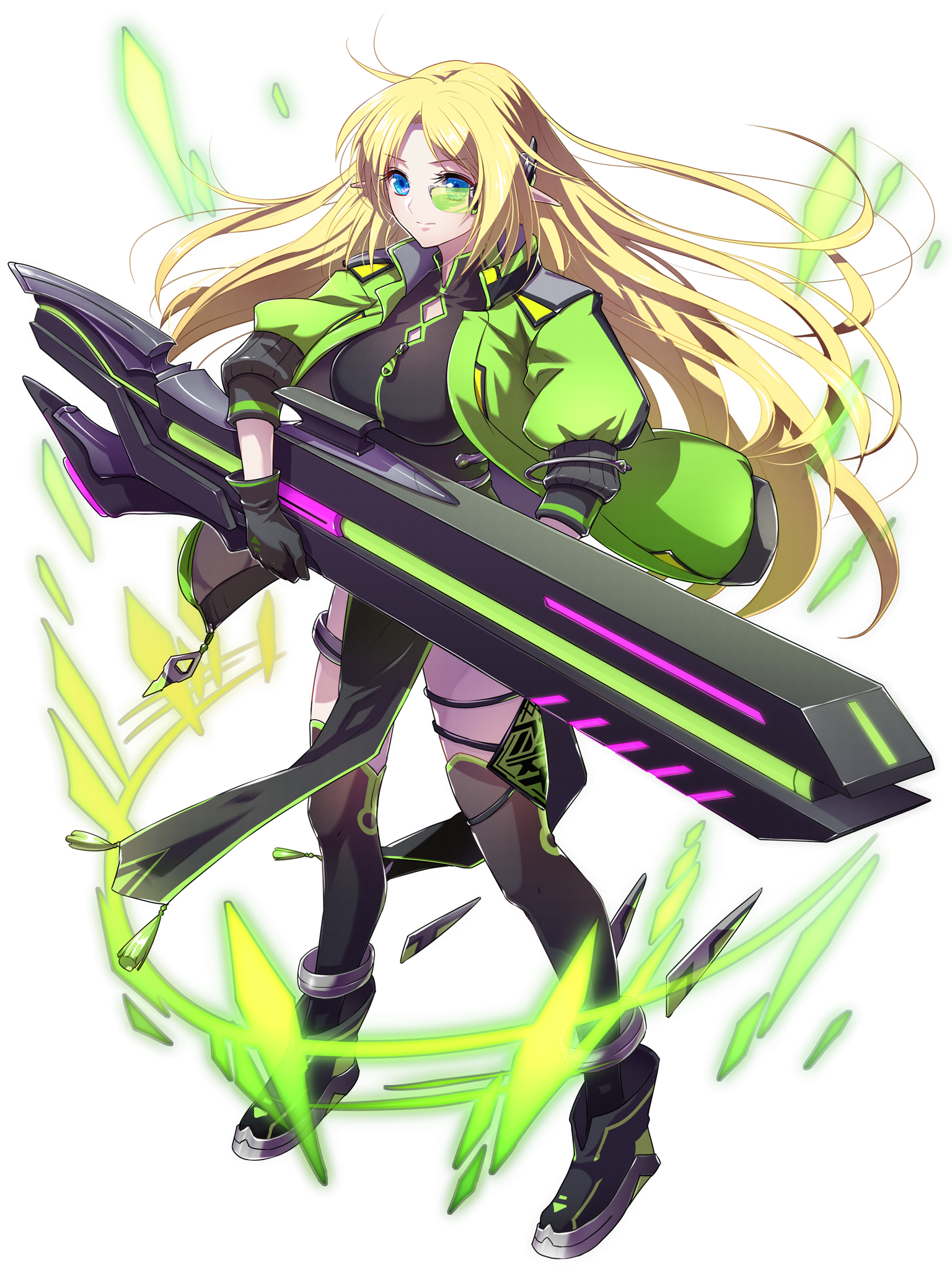 電脳戦潜アプリェーリ キャラクターイラスト（フル）