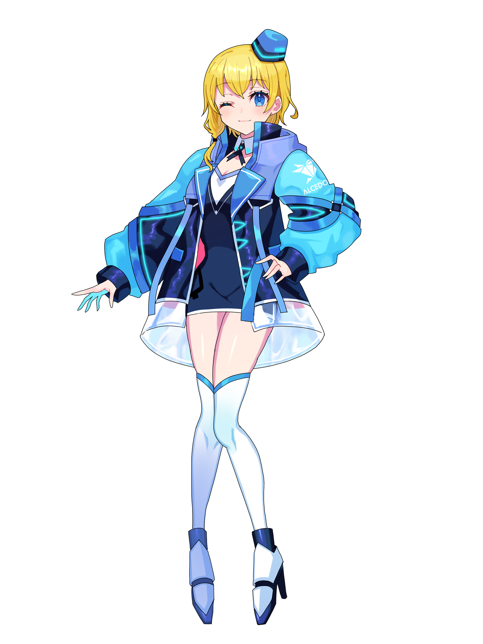 電脳戦潜アプリェーリ キャラクターイラスト（フル）