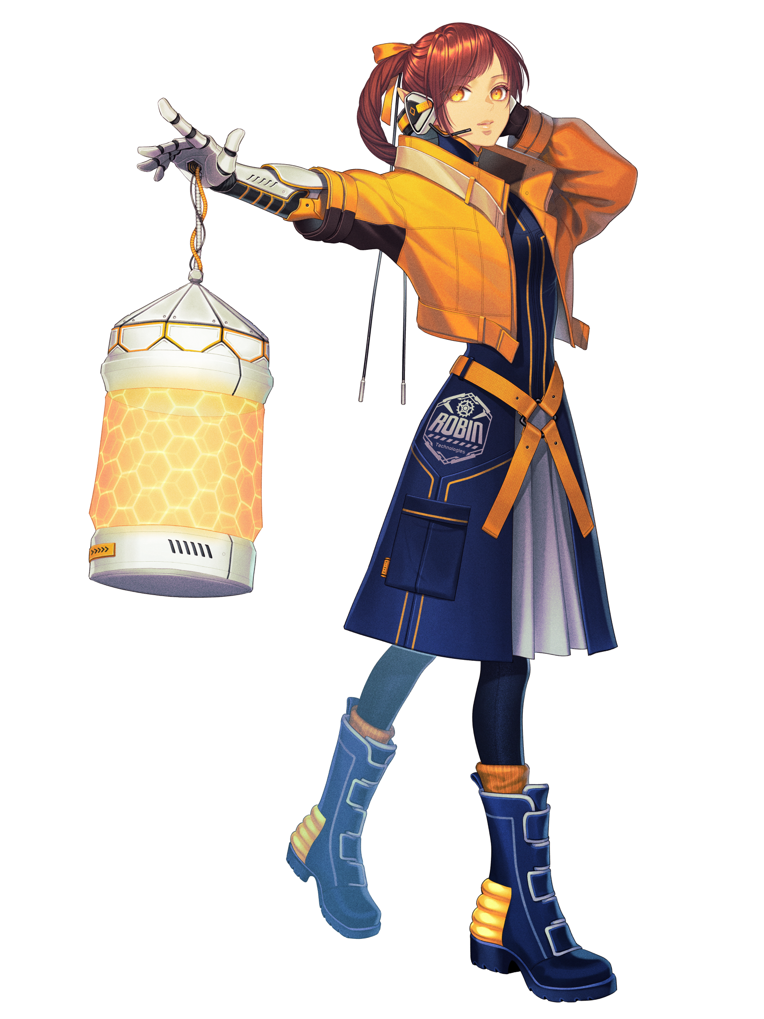 電脳戦潜アプリェーリ キャラクターイラスト（フル）