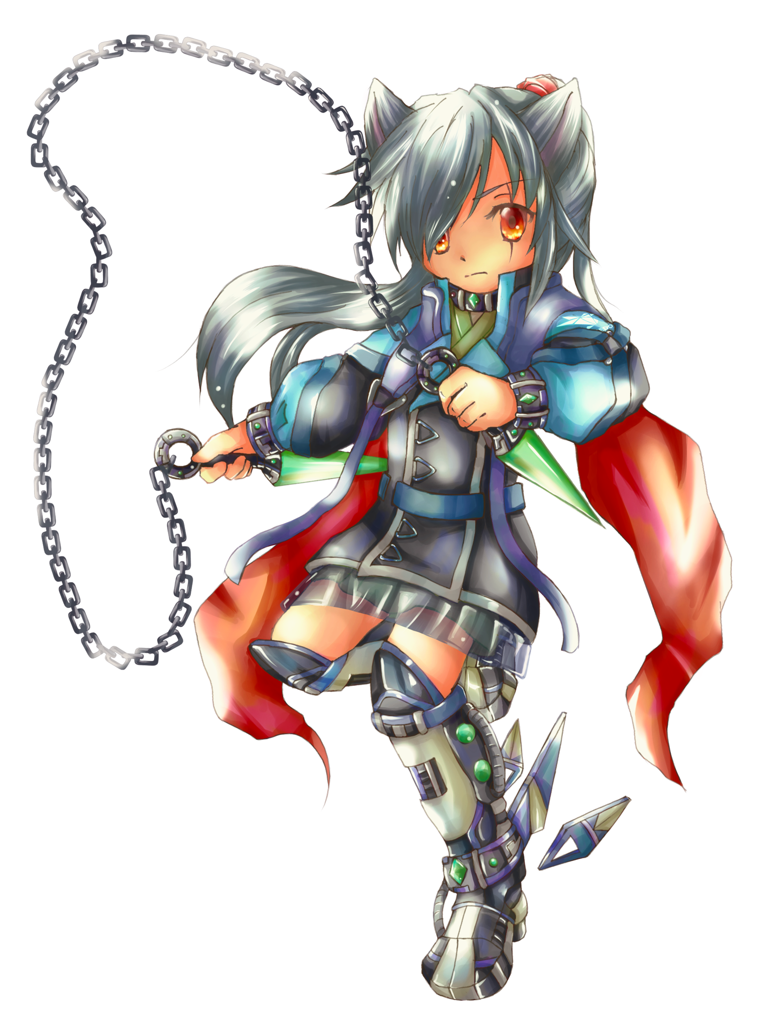電脳戦潜アプリェーリ キャラクターイラスト（フル）