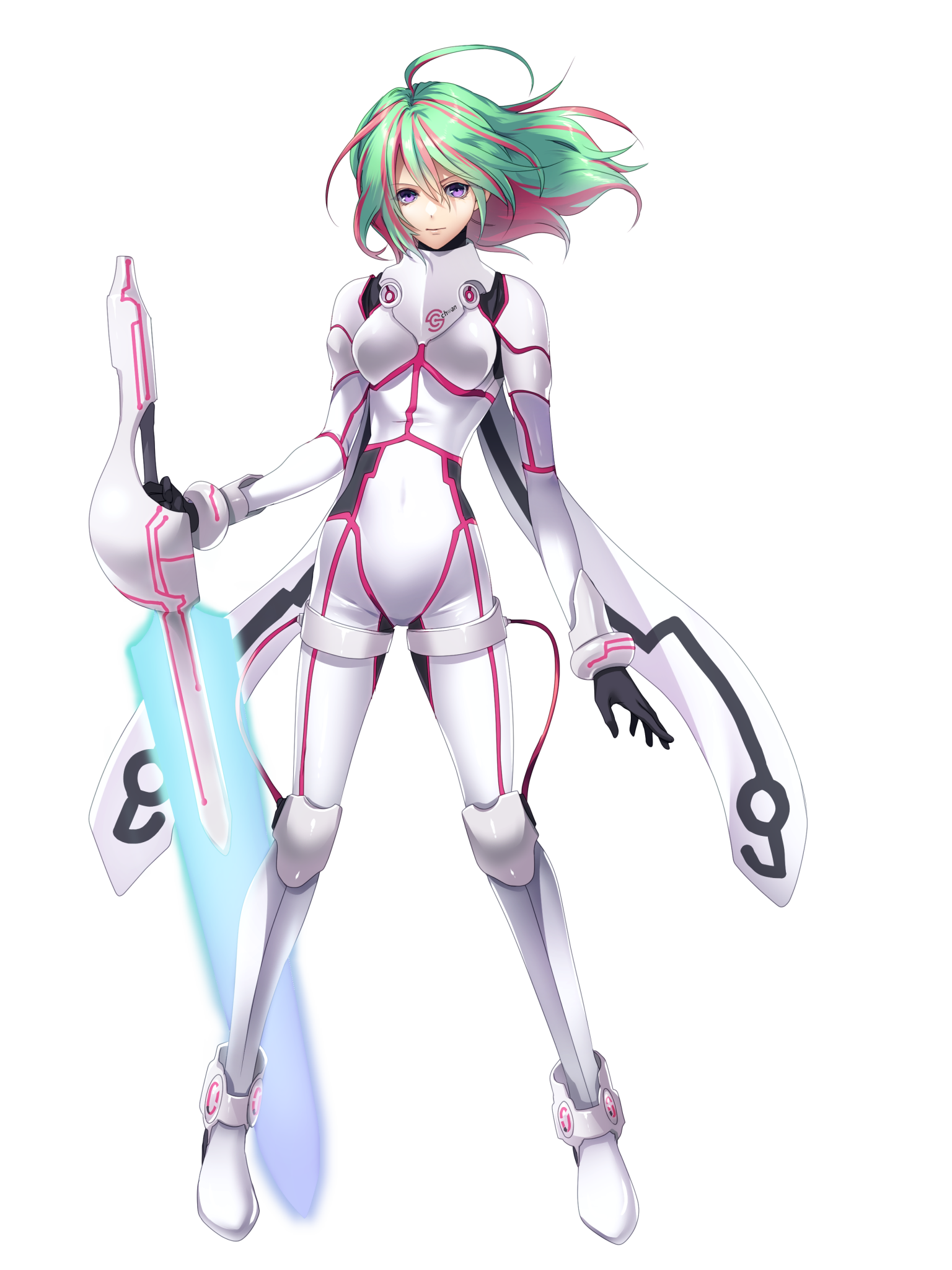 電脳戦潜アプリェーリ キャラクターイラスト（フル）
