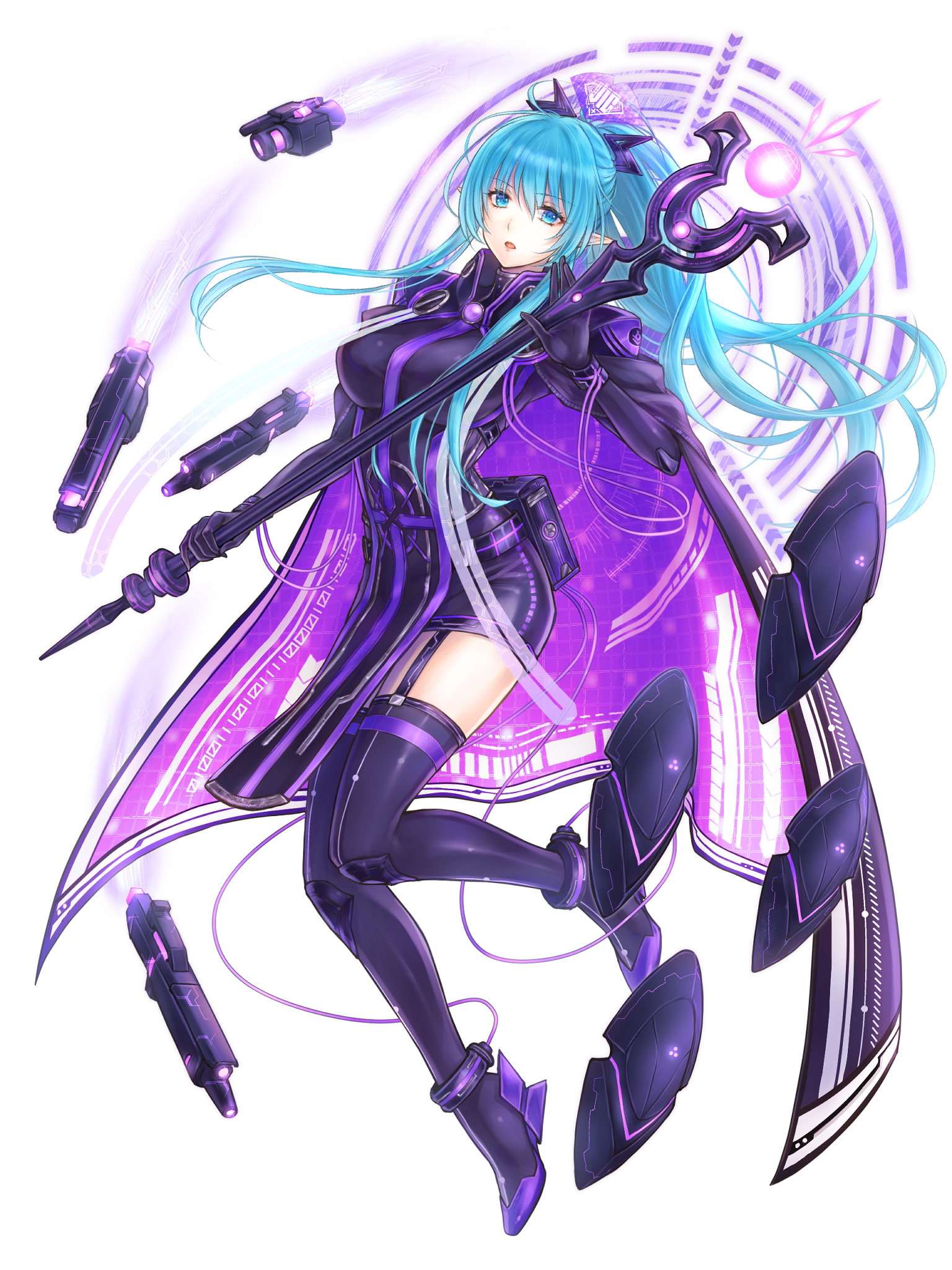 電脳戦潜アプリェーリ キャラクターイラスト（フル）