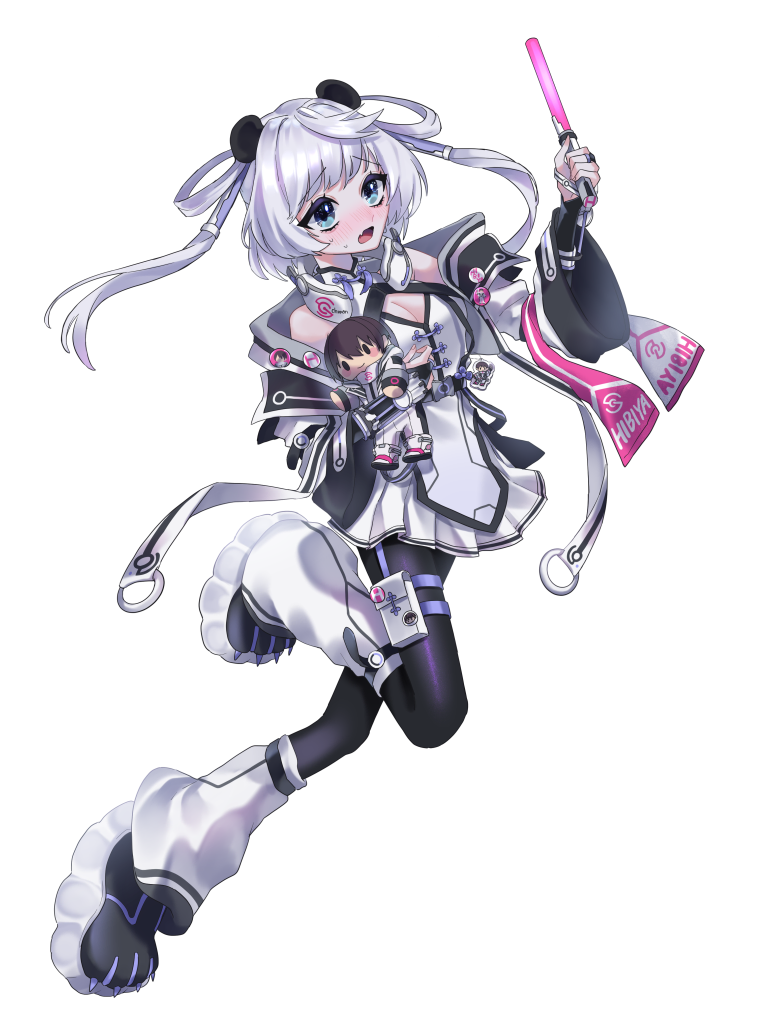 電脳戦潜アプリェーリ キャラクターイラスト（フル）