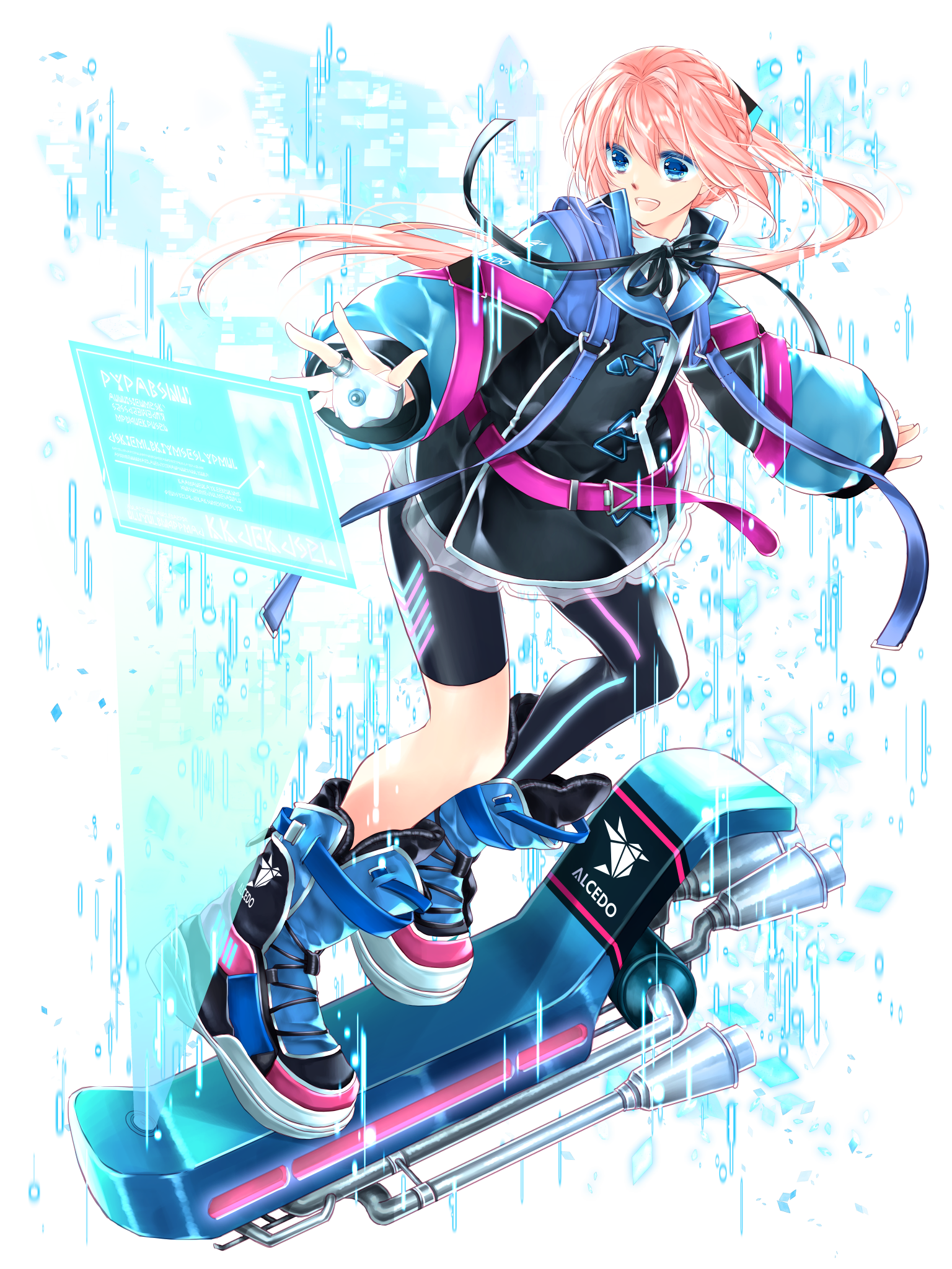 電脳戦潜アプリェーリ キャラクターイラスト（フル）