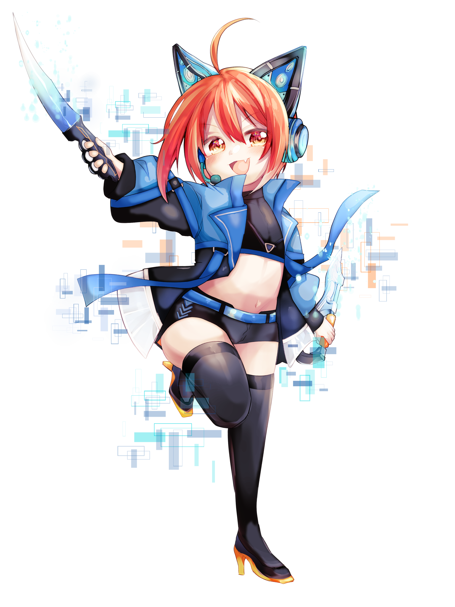 電脳戦潜アプリェーリ キャラクターイラスト（フル）