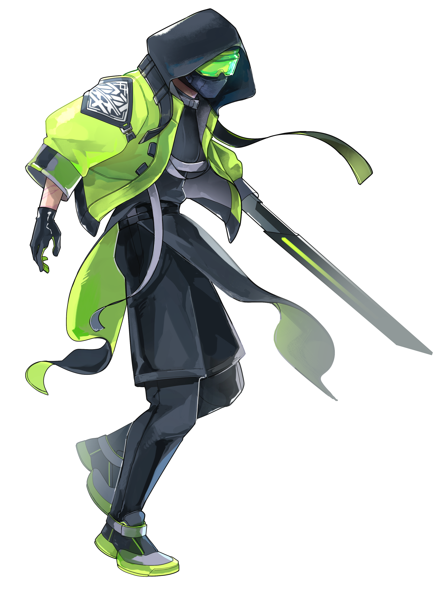 電脳戦潜アプリェーリ キャラクターイラスト（フル）