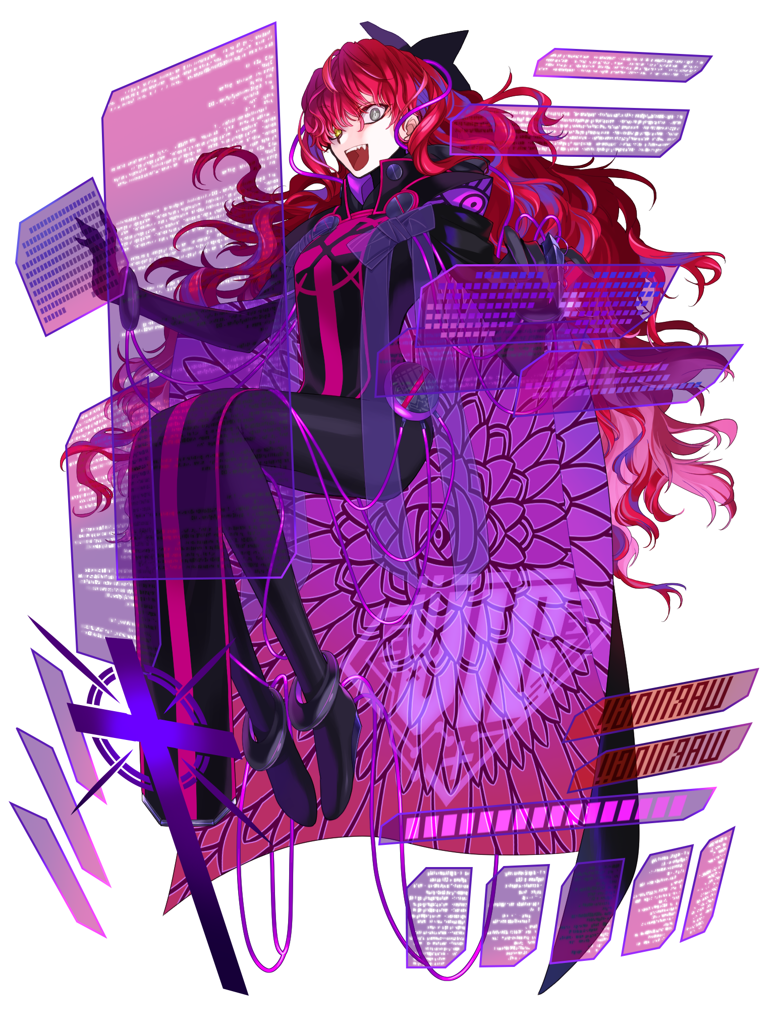 電脳戦潜アプリェーリ キャラクターイラスト（フル）