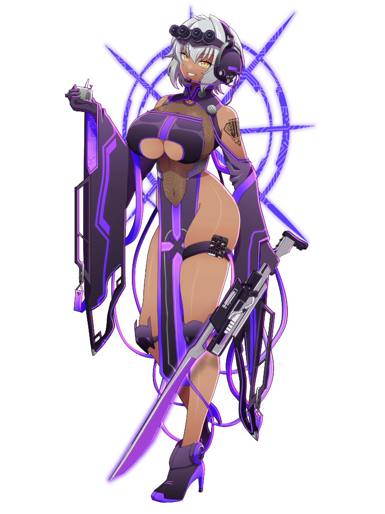 電脳戦潜アプリェーリ キャラクターイラスト（フル）