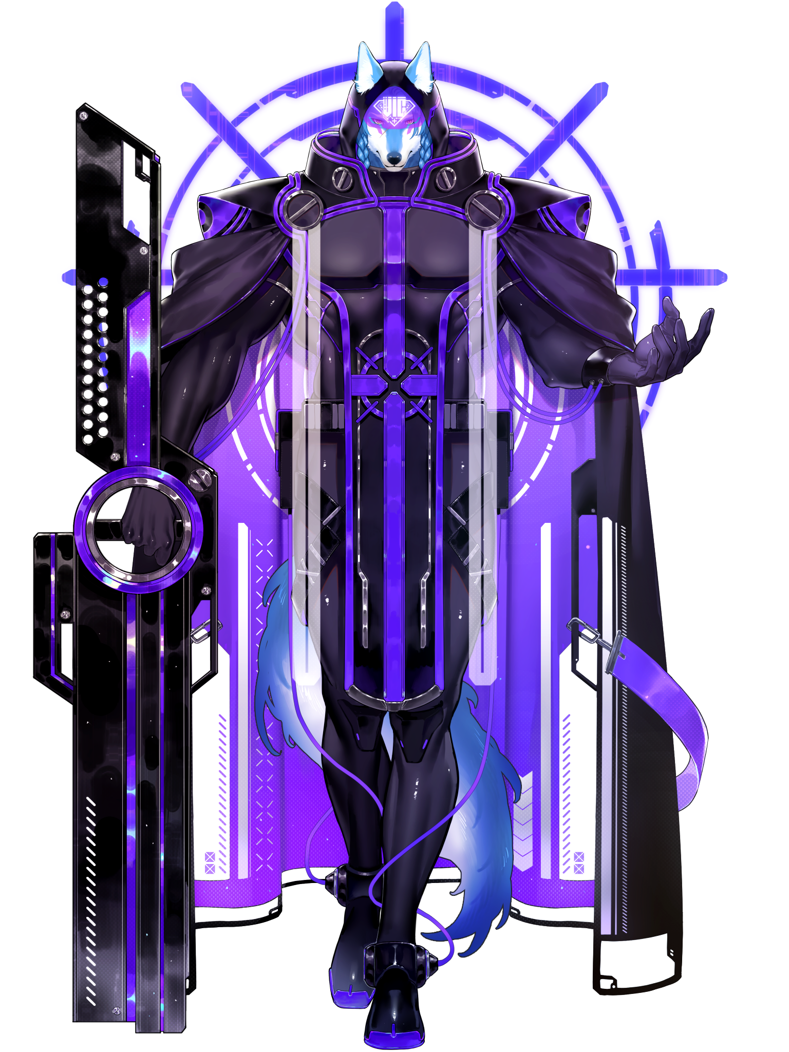 電脳戦潜アプリェーリ キャラクターイラスト（フル）
