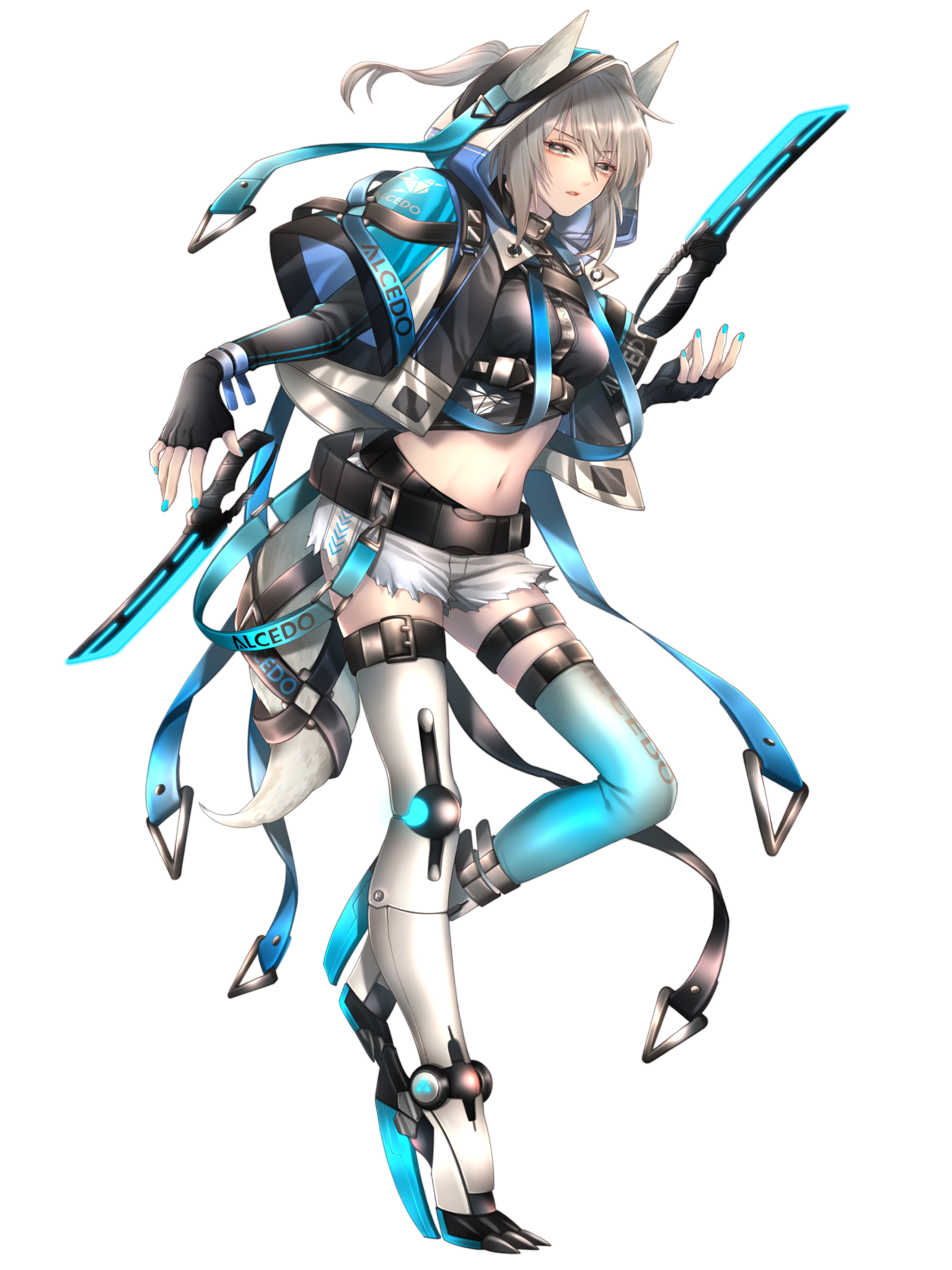 電脳戦潜アプリェーリ キャラクターイラスト（フル）