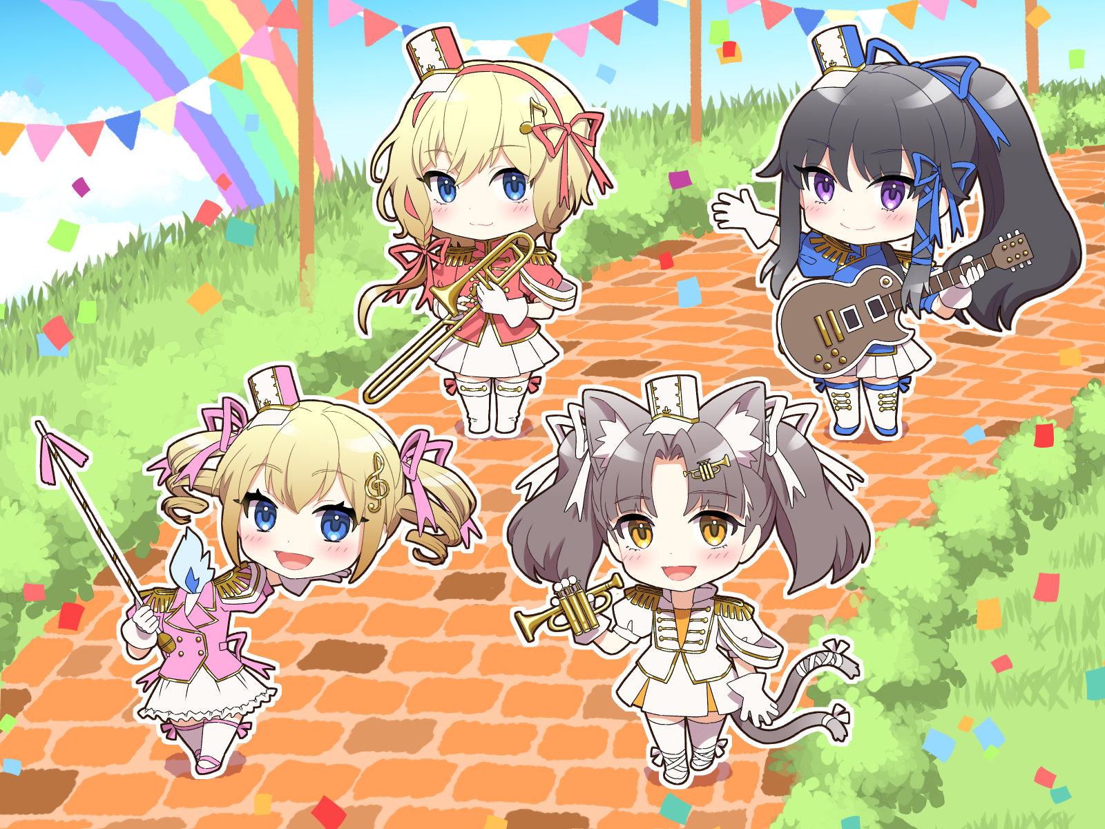 集合イラスト2023（パレード）