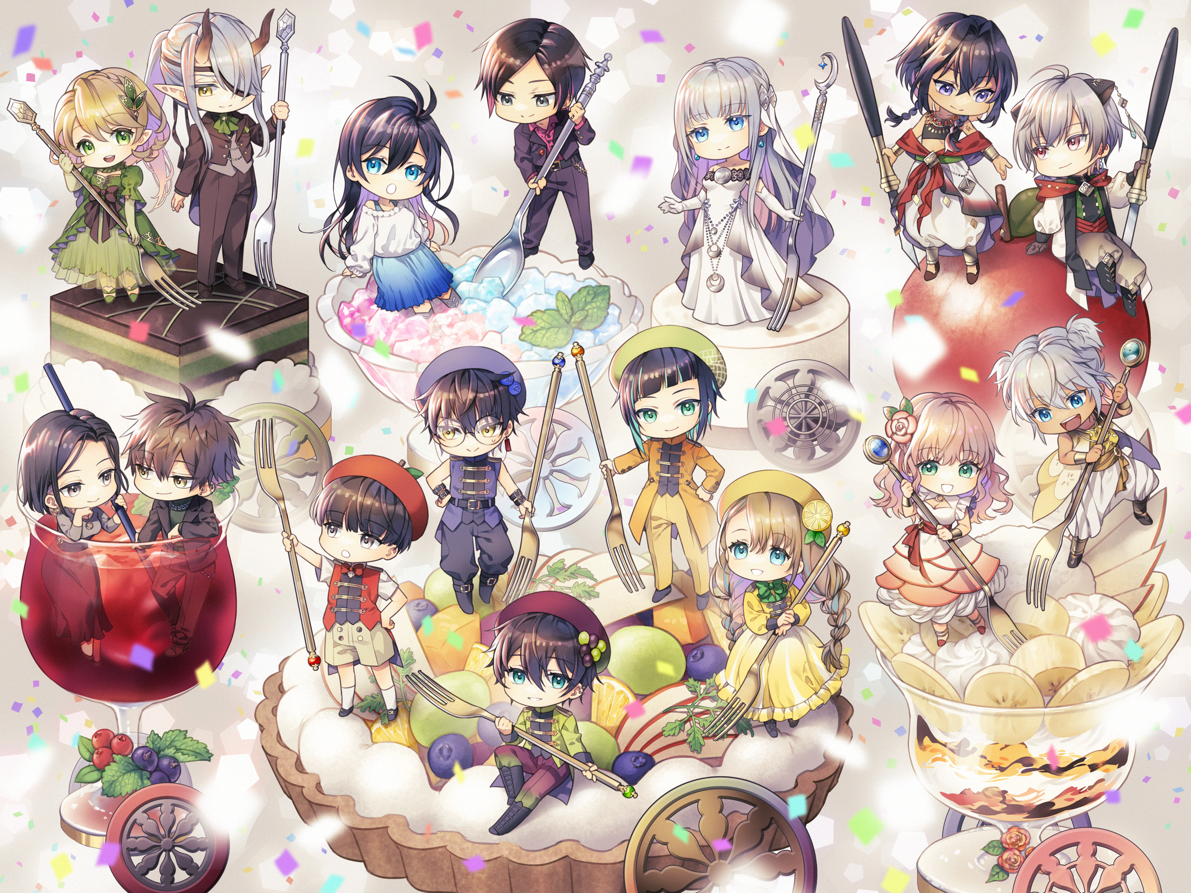 集合イラスト2023（パレード）