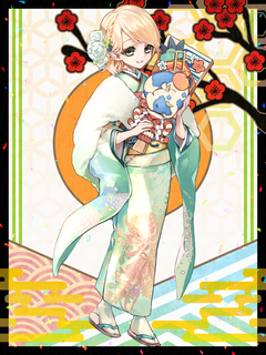 アルパカ謹賀新年キャラクターイラスト（フル）2021